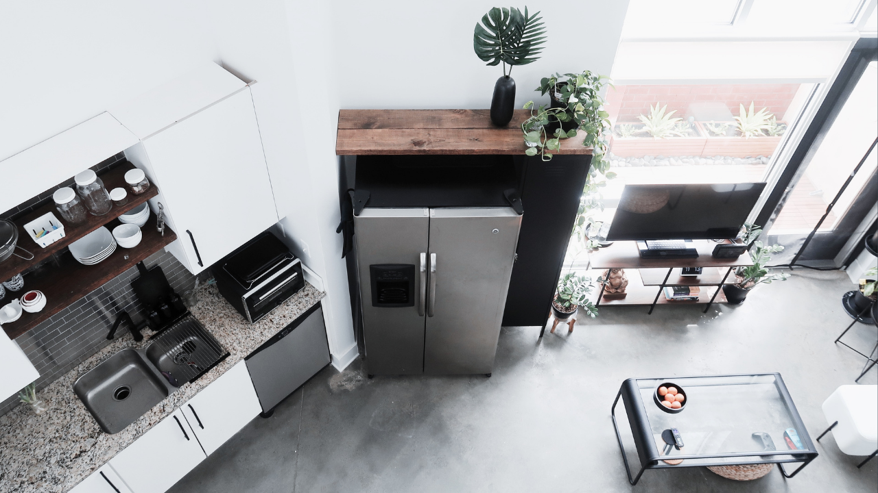Easy DIY Fridge Surround Enclosure Alternative